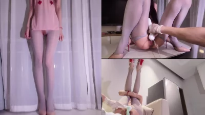 学妹穿着灰丝在桌子上被玩喷